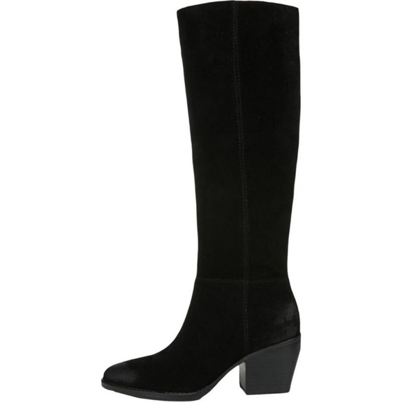 Naturalizer Fae Black Suede Knee High Boot 8M - Picture 3 of 9